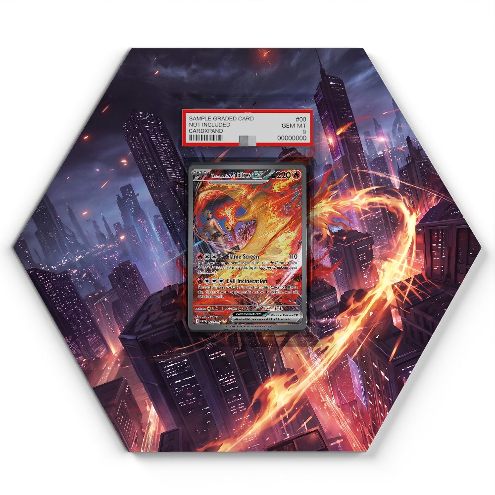 105 Crapustule - Extended Artwork Pokemon Card Display