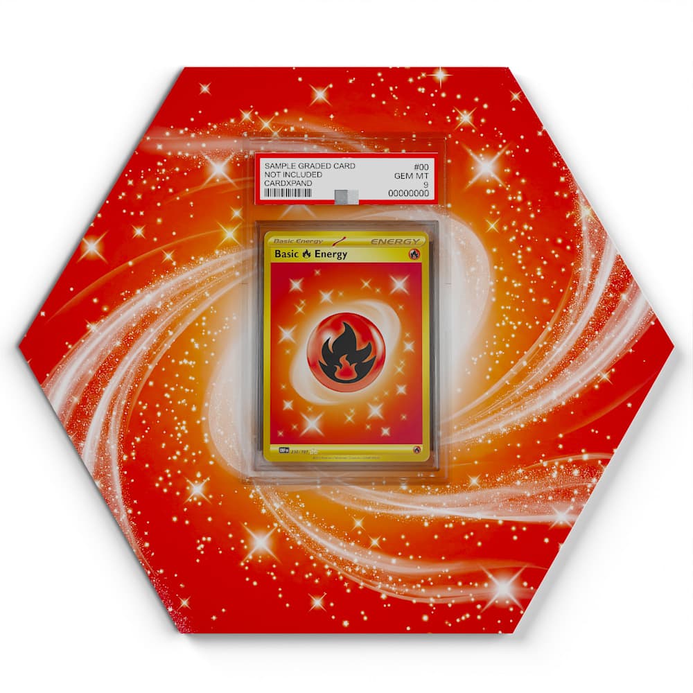 230/197 Énergie Feu de Base - Extended Artwork Pokemon Card Display