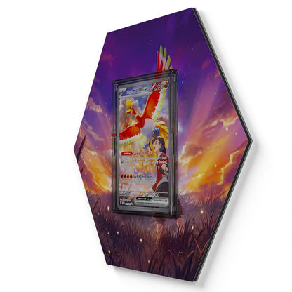 230/182 Ho-Oh de Luth EX - Extended Artwork Pokemon Card Display