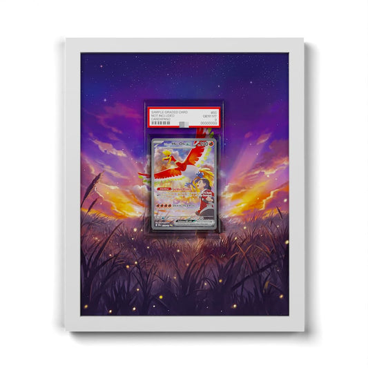 230 Ho-Oh de Luth EX - Extended Artwork Framed Pokemon Card Display