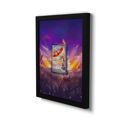 230 Ho-Oh de Luth EX - Extended Artwork Framed Pokemon Card Display