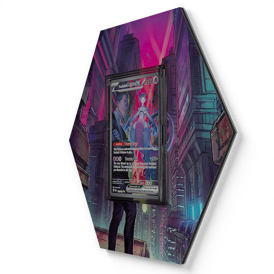 231/182 Mewtwo de la Team Rocket - Extended Artwork Pokemon Card Display