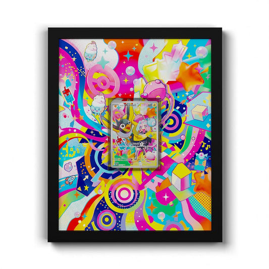 231 Zapétrel de Mashynn - Extended Artwork Framed Pokemon Card Display