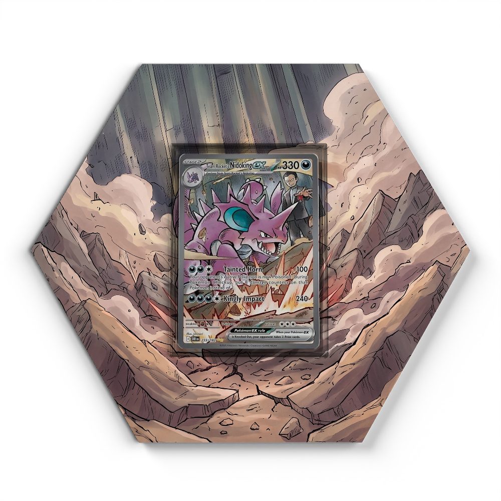 105 Crapustule - Extended Artwork Pokemon Card Display