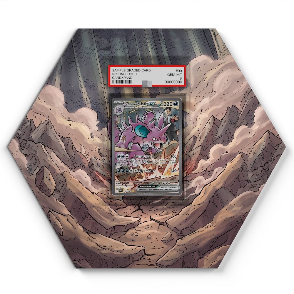 105 Crapustule - Extended Artwork Pokemon Card Display