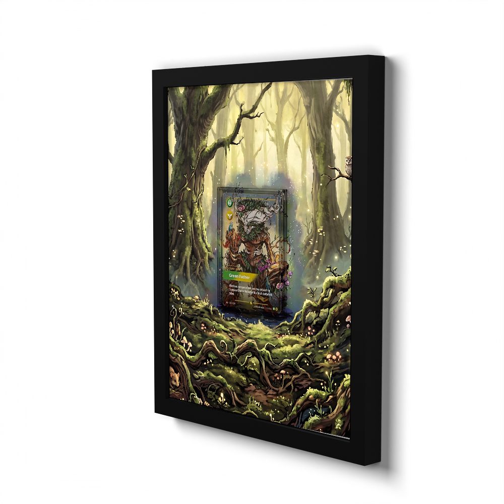 233/219 Green Father - Extended Artwork Gundam Card Frame