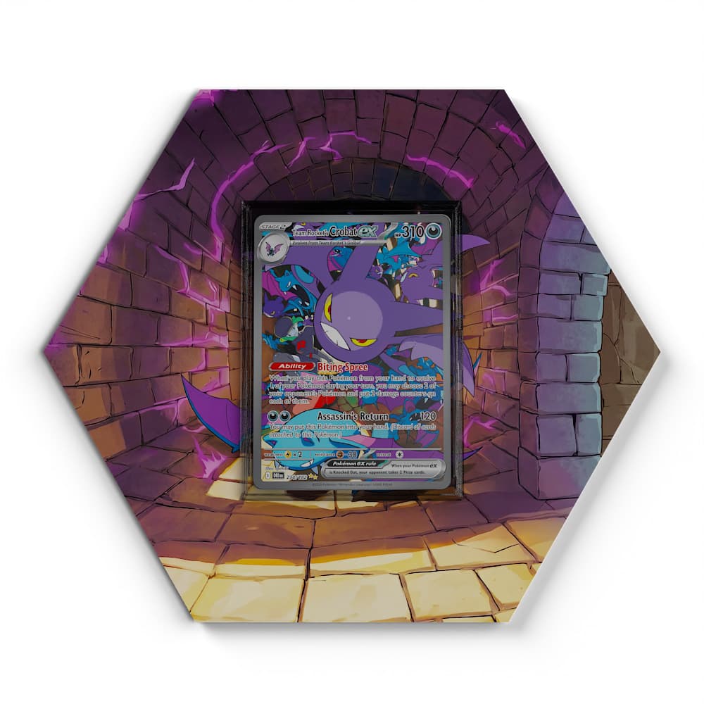 234/182 Nostenfer de la Team Rocket EX - Extended Artwork Pokemon Card Display