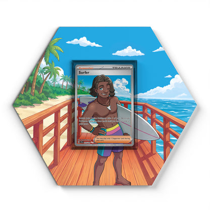 235/191 Surfer - Extended Artwork Pokemon Card Display