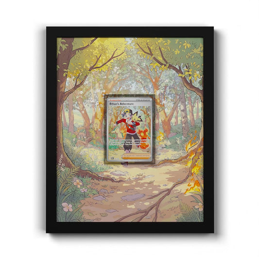 236 Aventure de Luth - Extended Artwork Framed Pokemon Card Display