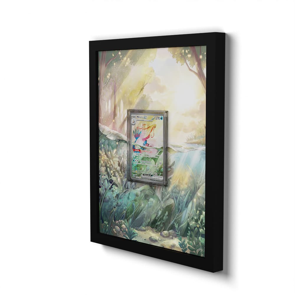 237 Milobellus EX - Extended Artwork Framed Pokemon Card Display