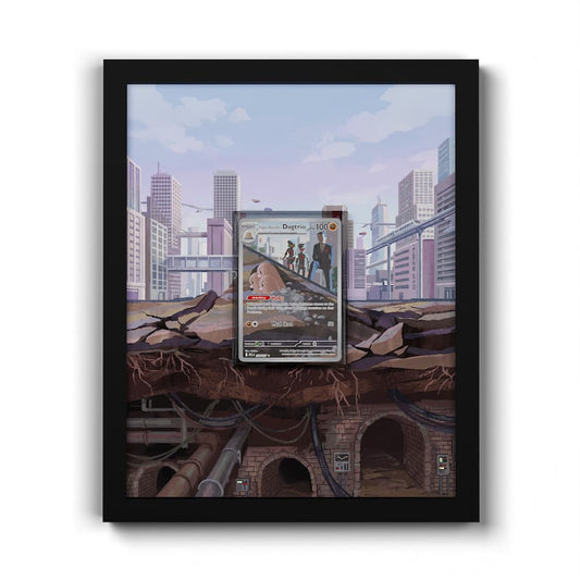 239 Triopikeur de la Team Rocket - Extended Artwork Framed Pokemon Card Display