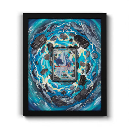 241 Pondralugon EX - Extended Artwork Framed Pokemon Card Display