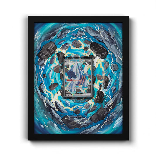 241 Pondralugon EX - Extended Artwork Framed Pokemon Card Display