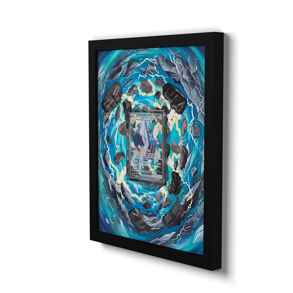 241 Pondralugon EX - Extended Artwork Framed Pokemon Card Display