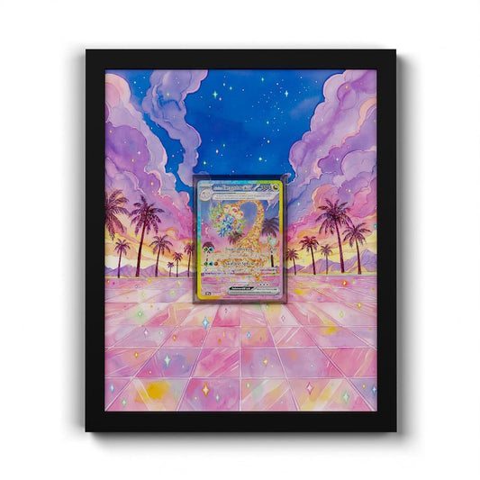 242 Noadkoko d'Alola - Extended Artwork Framed Pokemon Card Display
