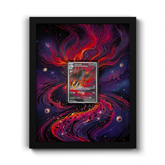 243 Grahyèna - Extended Artwork Framed Pokemon Card Display