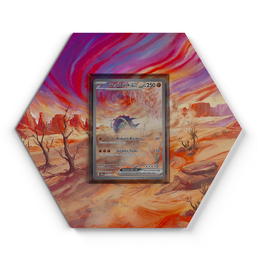 246/198 Fort-Ivoire EX - Extended Artwork Pokemon Card Display
