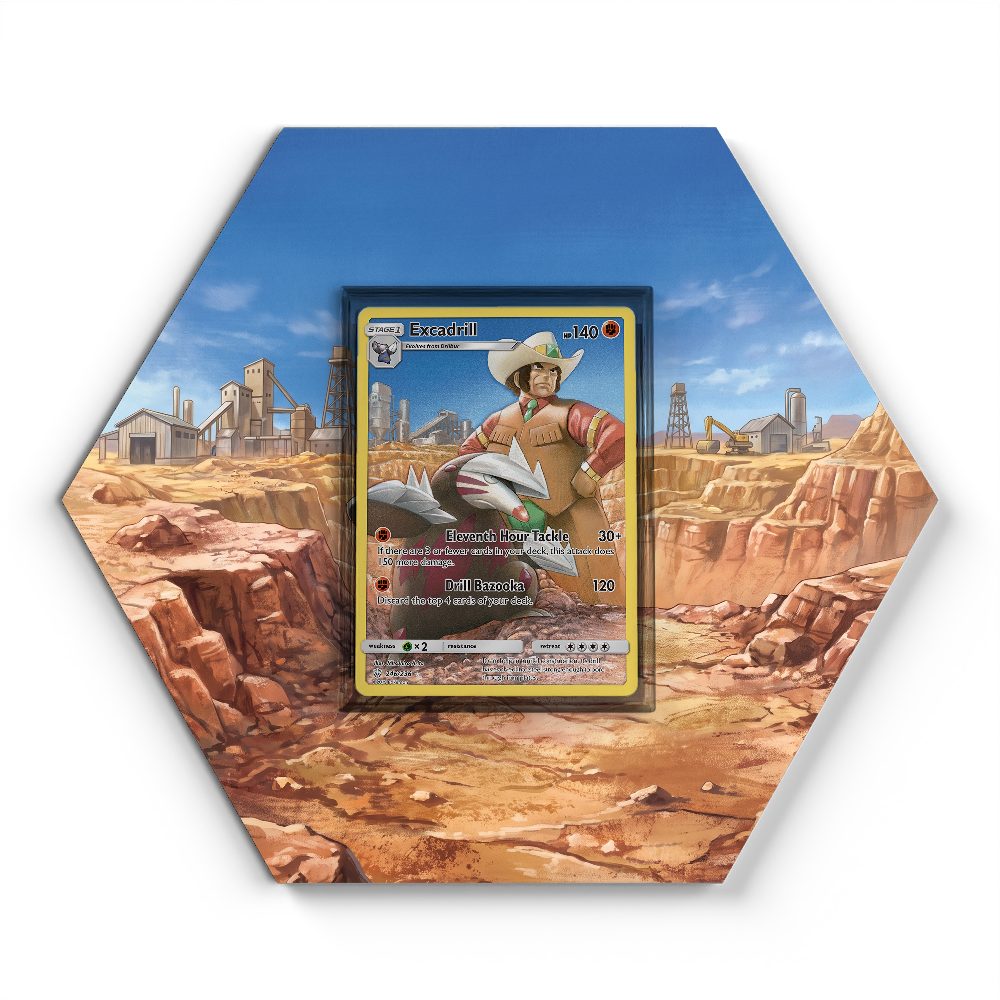 105 Crapustule - Extended Artwork Pokemon Card Display