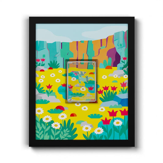 247 Fantyrm - Extended Artwork Framed Pokemon Card Display