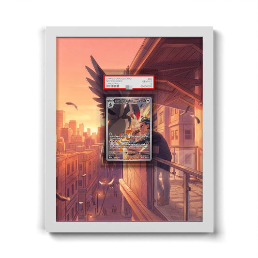 249 Étouraptor de Kombu - Extended Artwork Framed Pokemon Card Display