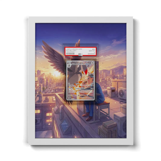 249 Étouraptor de Kombu - Extended Artwork Framed Pokemon Card Display
