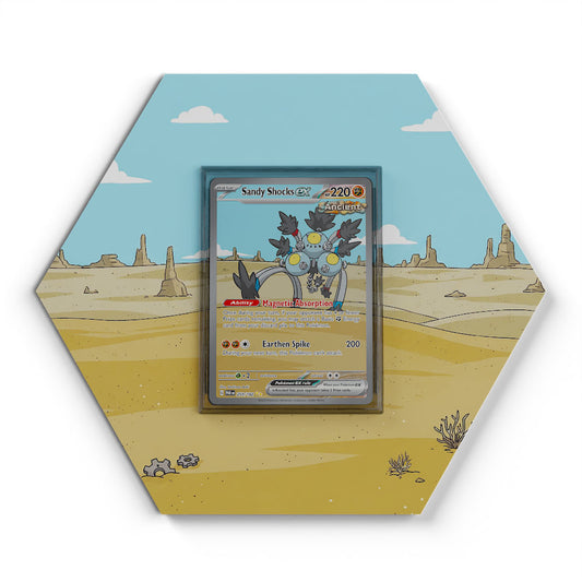 250/182 Pelage-Sablé EX - Extended Artwork Pokemon Card Display
