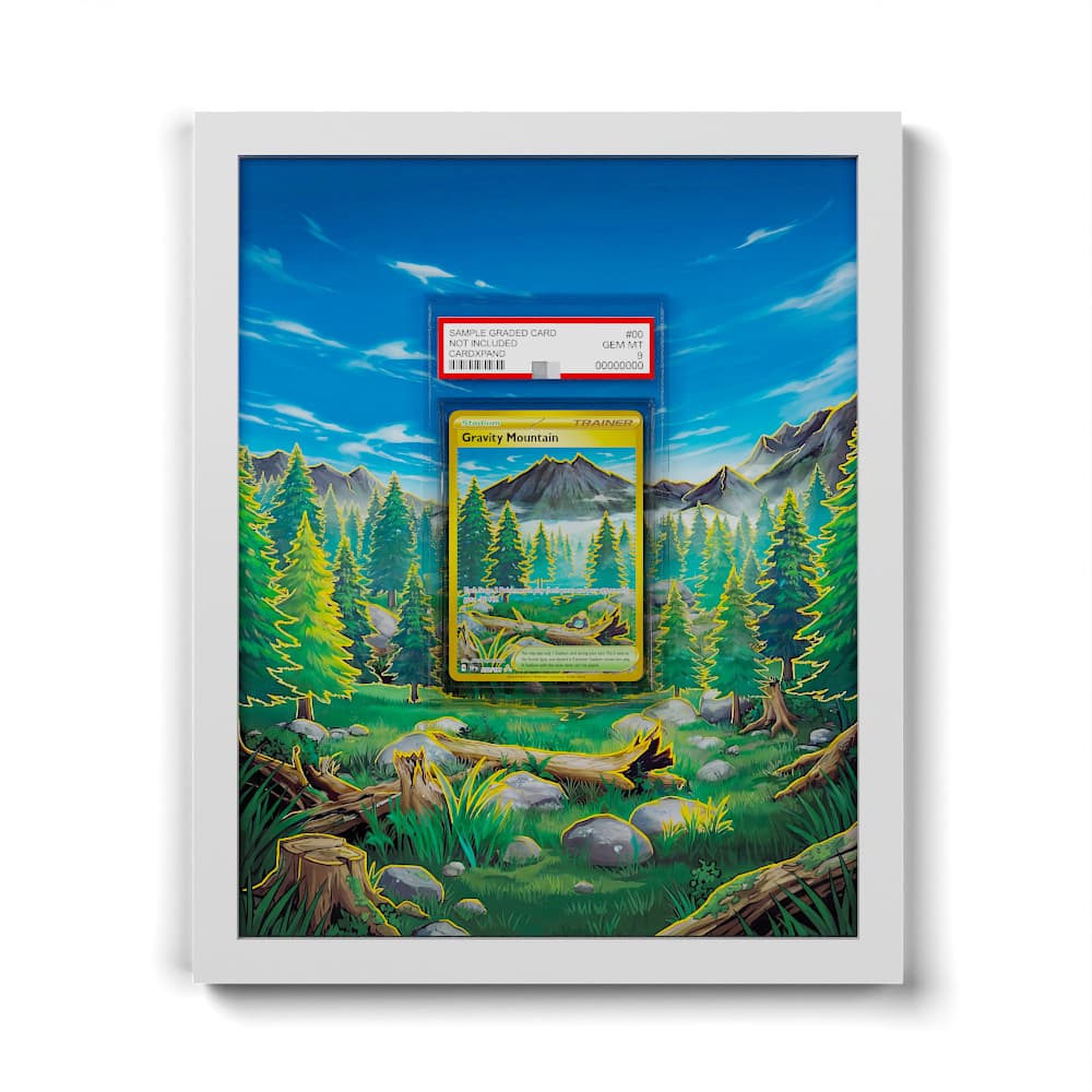250 Montagne Gravité - Extended Artwork Framed Pokemon Card Display
