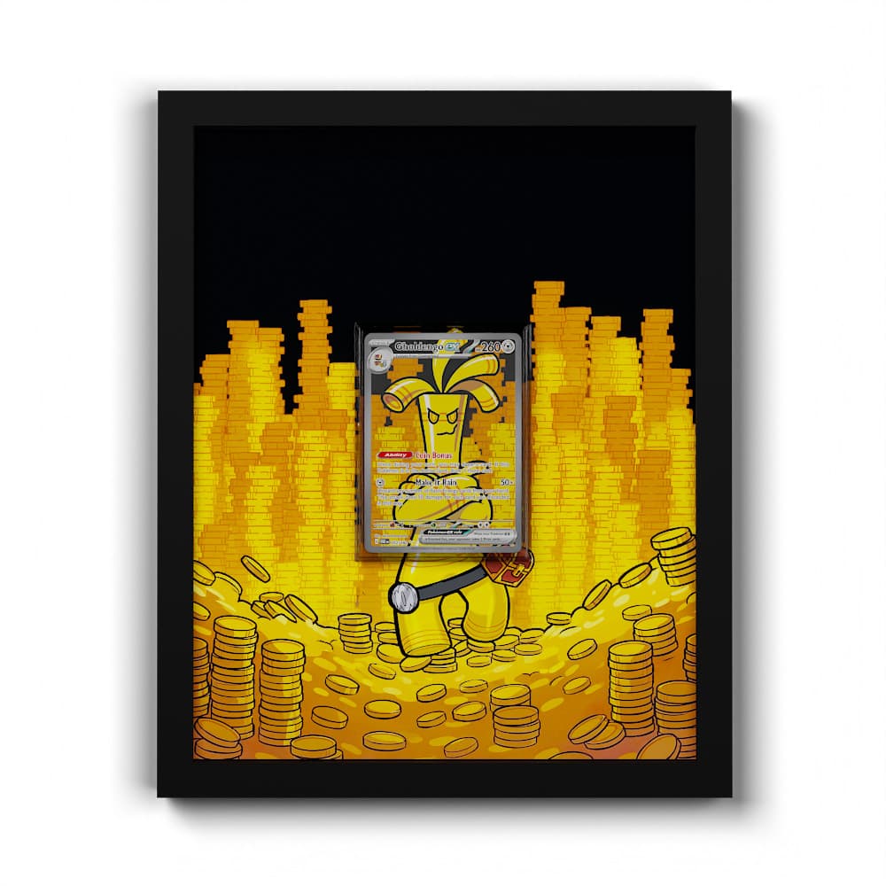 252/182 Gromago EX - Extended Artwork Framed Pokemon Card Display