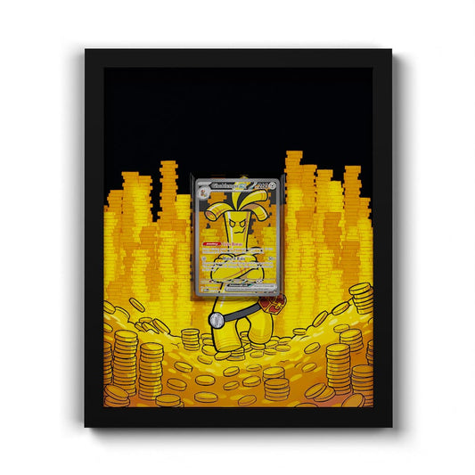 252/182 Gromago EX - Extended Artwork Framed Pokemon Card Display