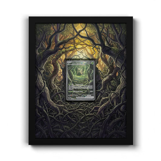257 Chongjian EX - Extended Artwork Framed Pokemon Card Display