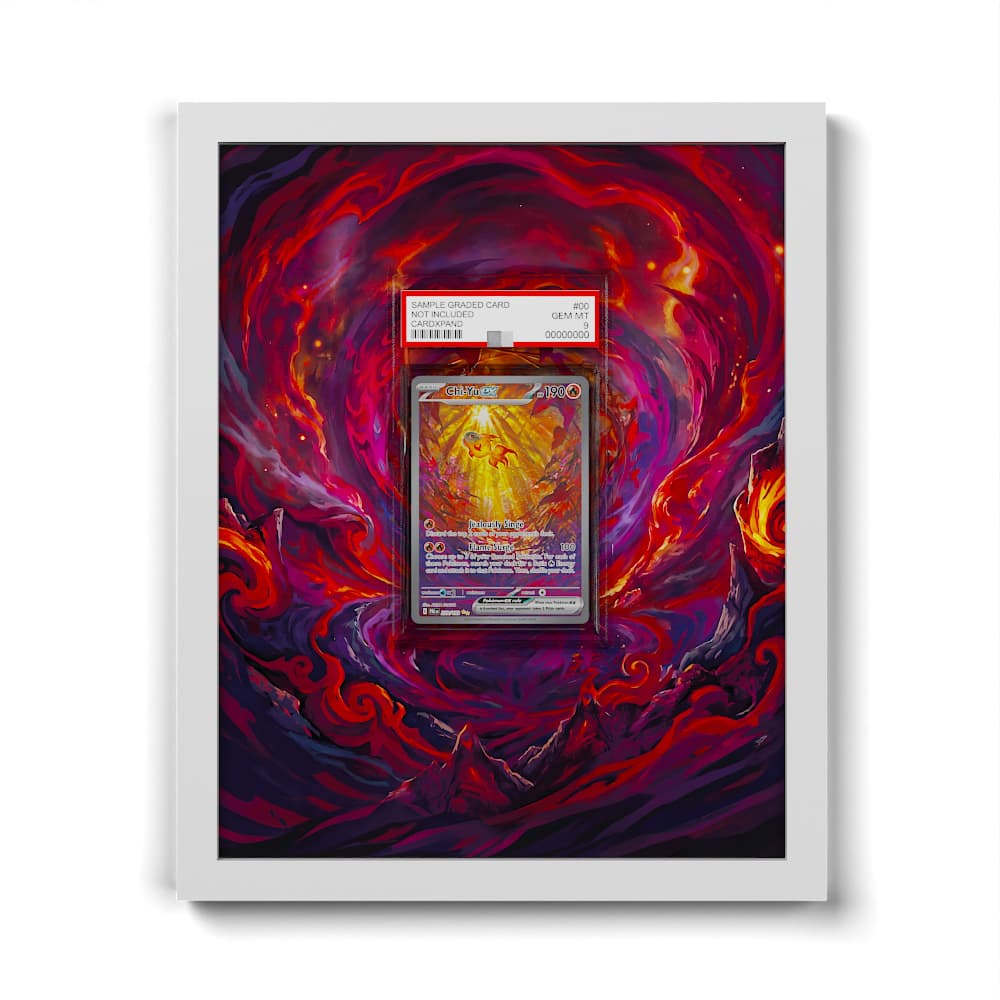 259/193 Yuyu EX - Extended Artwork Framed Pokemon Card Display