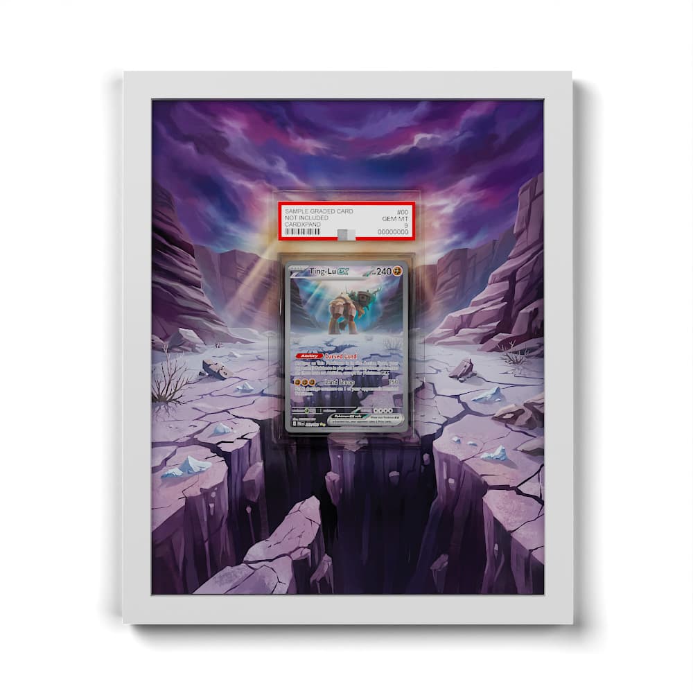 263 Dinglu EX - Extended Artwork Framed Pokemon Card Display