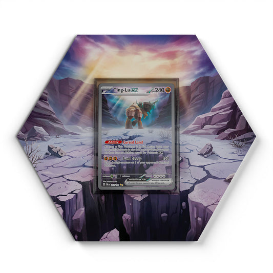 263/193 Dinglu EX - Extended Artwork Pokemon Card Display