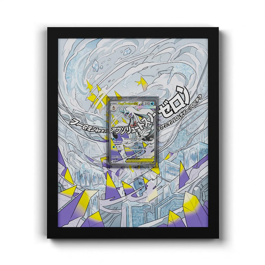 265 Méga-Momartik EX - Extended Artwork Framed Pokemon Card Display