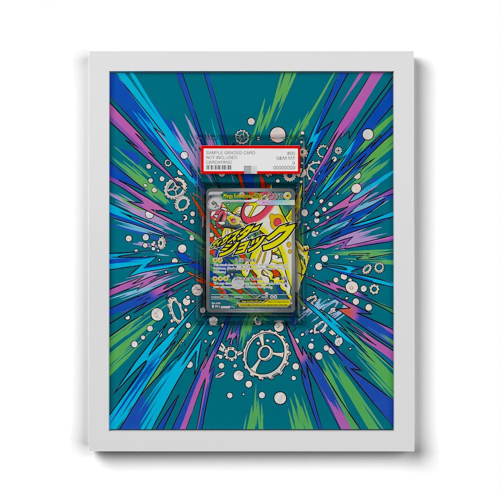 266 Méga-Ohmassacre EX - Extended Artwork Framed Pokemon Card Display