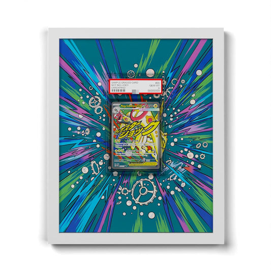 266 Méga-Ohmassacre EX - Extended Artwork Framed Pokemon Card Display