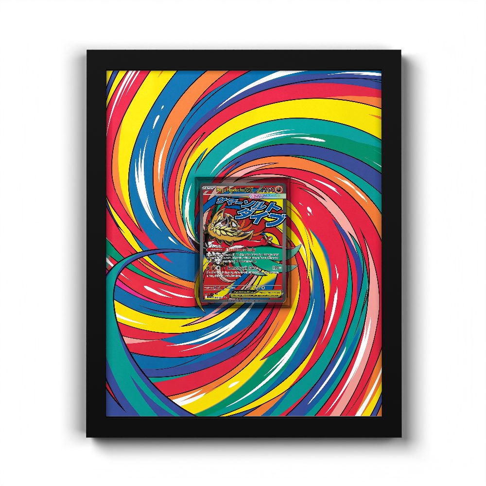 268/217 Mega Hawlucha ex - Extended Artwork Pokemon Card Frame