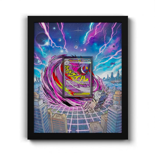269 Méga-Ectoplasma EX - Extended Artwork Framed Pokemon Card Display