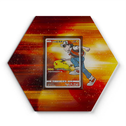 270-SM-P Red's Pikachu - Extended Artwork Pokemon Card Display