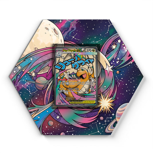 271/217 Méga-Dracolosse EX - Extended Artwork Pokemon Card Display