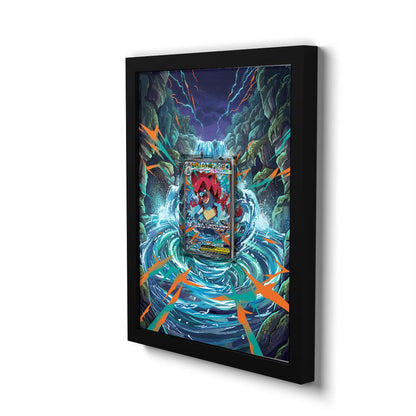 274/217 Mega Feraligatr Ex - Extended Artwork Pokemon Card Frame