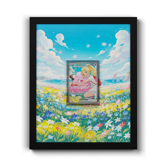 280 Mélofée de Lilie EX - Extended Artwork Framed Pokemon Card Display