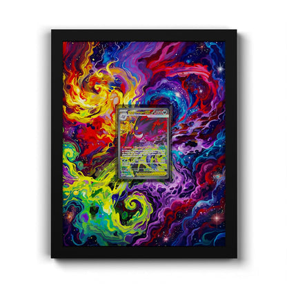 284 Méga-Ectoplasma EX - Extended Artwork Framed Pokemon Card Display