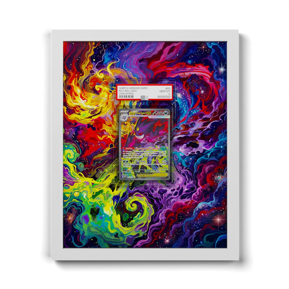 284 Méga-Ectoplasma EX - Extended Artwork Framed Pokemon Card Display