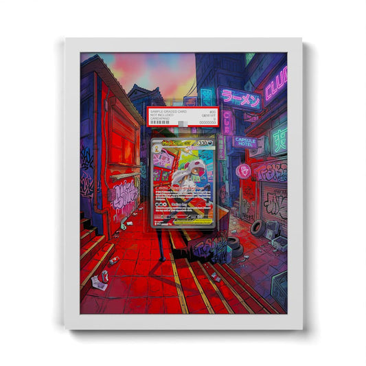 285 Méga-Crocorible EX - Extended Artwork Framed Pokemon Card Display