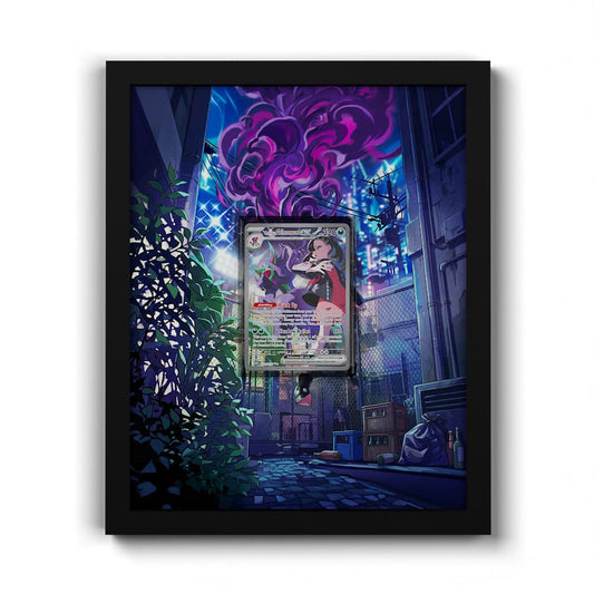 287 Angoliath de Rosemary EX - Extended Artwork Framed Pokemon Card Display