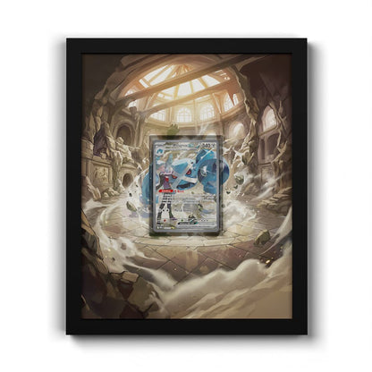 289 Métalosse de Pierre EX - Extended Artwork Framed Pokemon Card Display