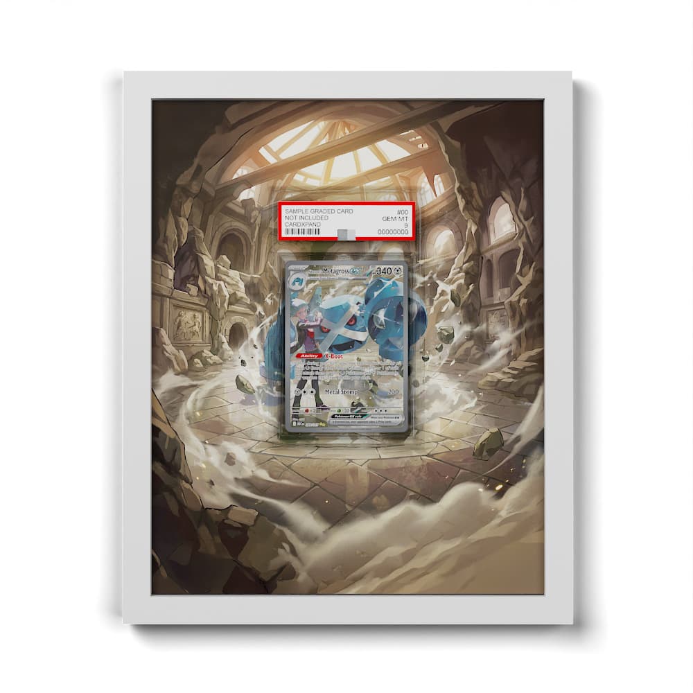289 Métalosse de Pierre EX - Extended Artwork Framed Pokemon Card Display