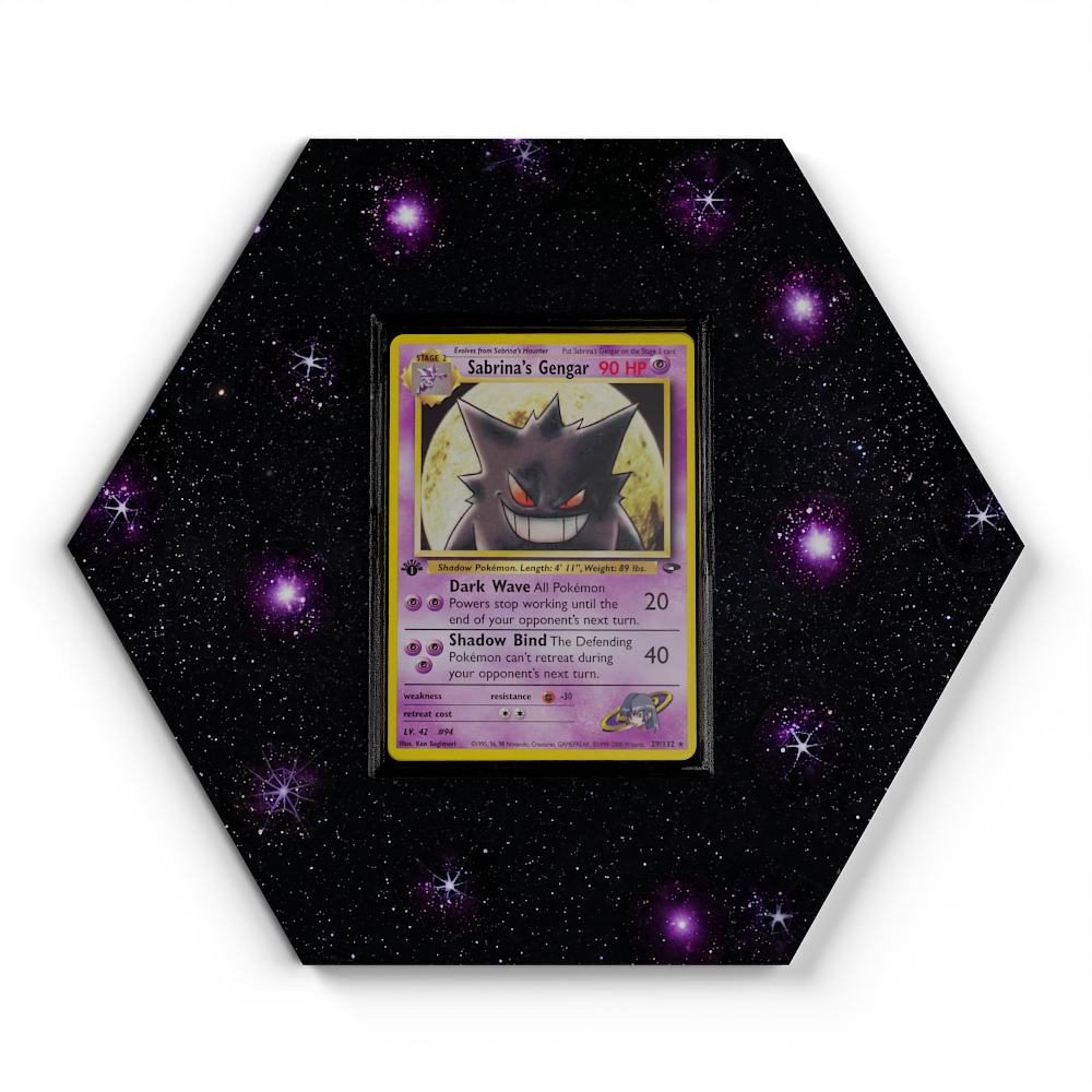 29/132 Sabrina's Gengar - Extended Artwork Pokemon Card Display