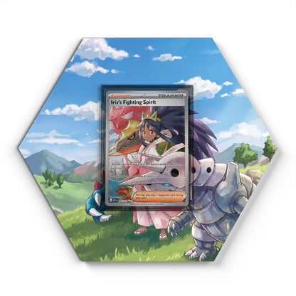 292/217 Esprit Combatif d'Iris - Extended Artwork Pokemon Card Display
